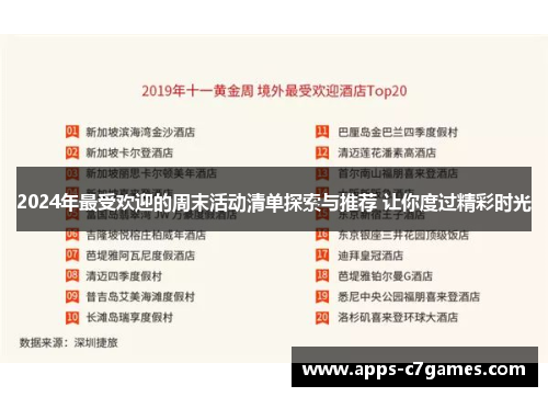 2024年最受欢迎的周末活动清单探索与推荐 让你度过精彩时光